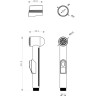 Комплект для биде LEMARK LM8014С с гигиеническим душем LM8014C