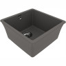 Мойка кухонная LEMARK SINARA 400-U серый шёлк 9910065